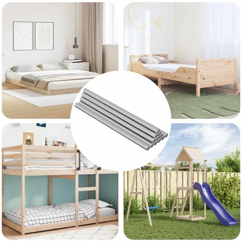 Vijakų strypai 12 pcs Sidabro