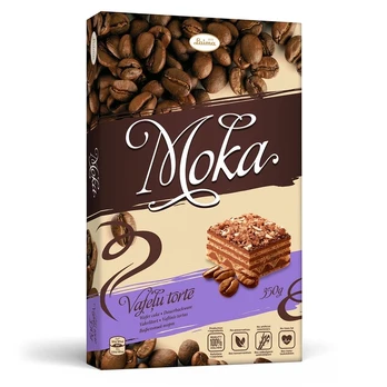 Vaflinis tortas MOKA, 350 g