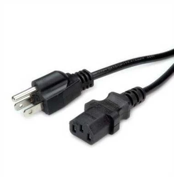 Value Maitinimo kabelis, NEMA-5 - IEC C13 jungtis, JAV, juodas, 1,8 m