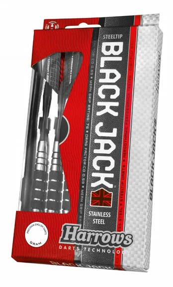 Darts strėlytės steeltip HARROWS BLACK JACK, 18gK