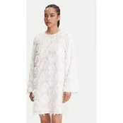 YAS Kokteilinė suknelė 26038226 Balta Loose Fit
