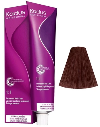 Plaukų dažai Kadus Professional Permanent Color, 5/74, 60 ml
