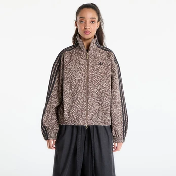 adidas Firebird Oversized Aop Denim Jacket Earth Strata/ Stone Khaki - Dydis L (KD2815 Striukės)