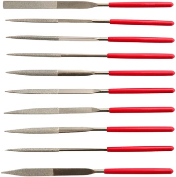 AW-Tools AWTOOLS DEIMANTINIŲ DILDŽIŲ RINKINYS 10 vnt./160 mm