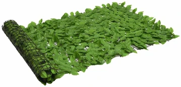 Balkono pertvara su žaliais lapais, 200x100cm kaina
