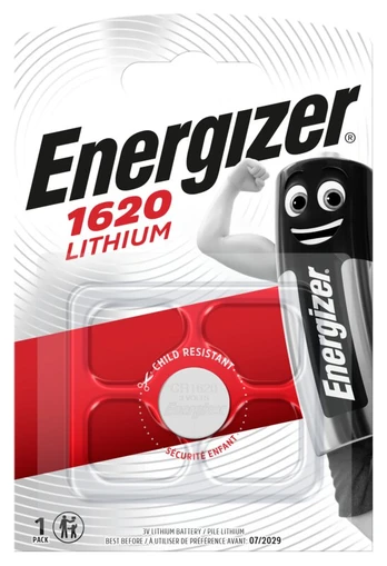 Energizer Lithium CR1620 elementas, 1 vnt.