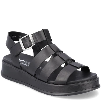 Basutės moterims, Juoda, SANDALS
