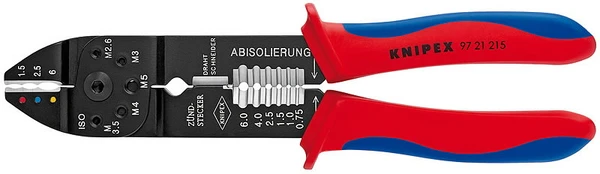 Universalios laidų antgalių užspaudimo replės 0,75 - 6,0mm2, Knipex