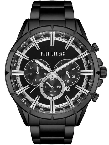 Laikrodis MĘSKI PAUL LORENS - PL13605B-1A5 (zg359d) + BOX