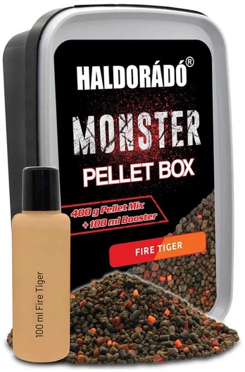 Peletės Haldorado Monster Pellet Box 400g - Fire Tiger