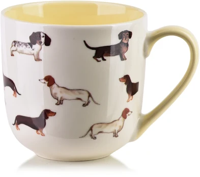 Affek Design NOAH Puodelis 410ml 9,5x13x9,5cm jamniki