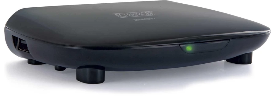 Imtuvas TV Schwaiger Schwaiger DVB-S2 Receiver mit USB-Anschluss, FTA, juodas