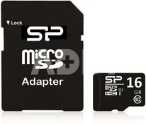 SILICON POWER 16GB, MICRO SDHC, CLASS 10 WITH SD ADAPTER