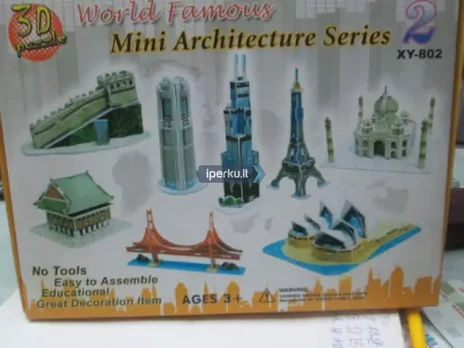 3D dėlionė (mini architektūra XY-802)