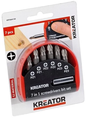 Kreator KRT064150 - Bit set 7 pcs PZ