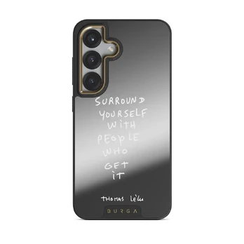 Get It - Samsung Galaxy S25 Plus Case, Elite Mirror Dark (Magnetic) / Gold