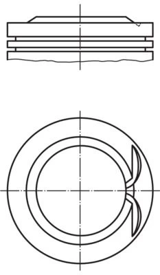 Stūmoklis MAHLE 040 25 00