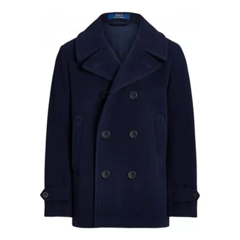 Paltas vyrams, Mėlyna, Polo single breasted top coat