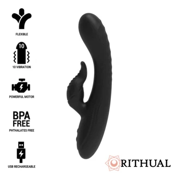 Vibratorius RITHUAL ANUSARA DUAL MOTOR 2.0 BLACK