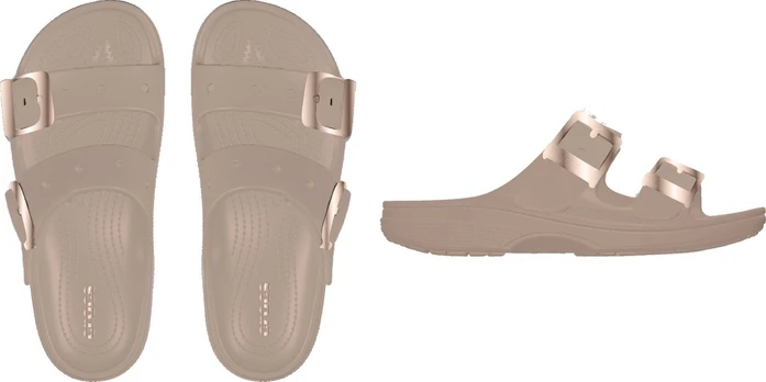Crocs™ Saturday Metallic Buckle Sandal Women’s Blush - 36,5
