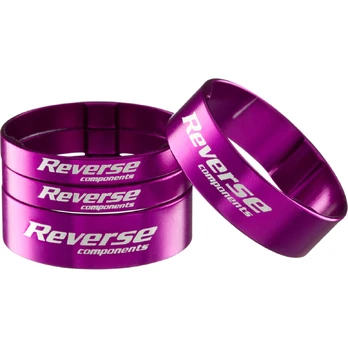 Reverse Components Ultra Light vairo aukštinimo adapteriai (Spacers) | 5/10mm | Purple | 4 vnt.