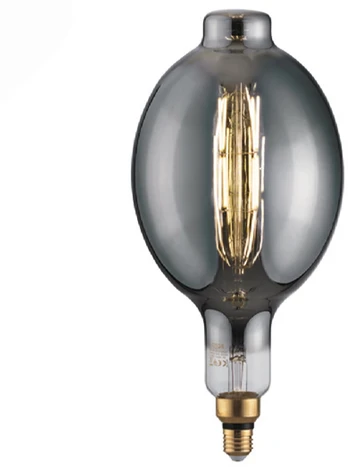 8W LED dekoratyvinė lemputė, pilka, E27, 4000K
