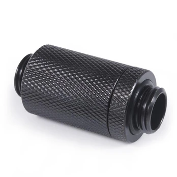 Alphacool ES D-Plug, 31,5-46,5mm, G1/4 AG auf G1/4 AG - juodas