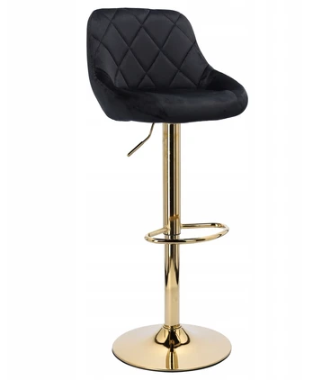 PERFECTMARKETSOURCE (HK) Baro kėdė, juoda/auksinė