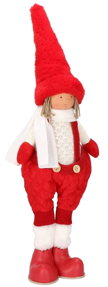 Dekoracija, "Lėlė" Springos CA0680, 52 cm, raudona