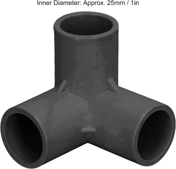 Ventiliatorius 10 vnt. Pvc T formos jungtys, 25 mm kampinės