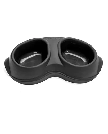 Comfy Space Bowl plastikinis dubenėlis, juodas, 2x200 ml