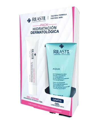Rilastil AQUA INTENSE 72H + CLEANSING GEL 2-piece set
