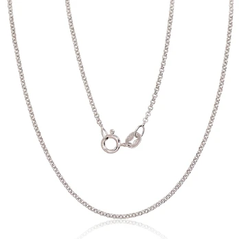 Sidabrinė grandinėlė Rollo 1 mm - 2.6 g. - 1 mm. - 50
