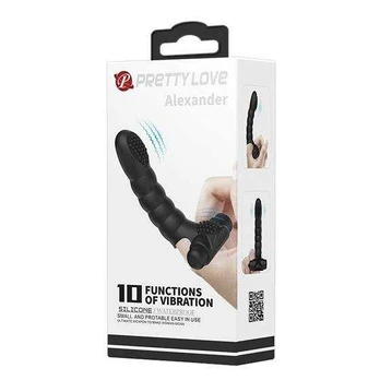 LYBAILE Pretty Love Alexander Finger Vibrator Juodas