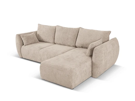 Right Corner Sofa With Bed Function And Box, "Matera", 4 Seats, 253x173x86 Made in Europe