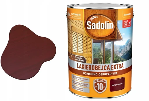 Sadolin Lakas beicas Extra Apsauginė-dekoratyvinė 10 metų 5l Tamsus raudonmedis