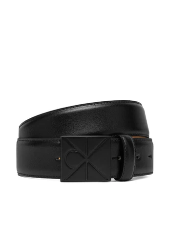 Vyriškas Diržas Calvin Klein Emblem Plaque Smooth 35Mm LV04D7046G Juoda