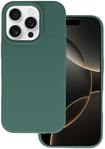Tel Protect silikoninis Premium dėklas telefonui Apple iPhone 16 Pro Max žalios spalvos