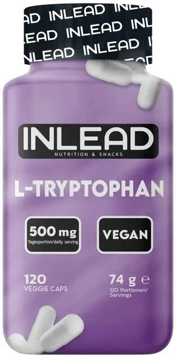 L-triptofano kapsulės 500 mg (120 kapsulių) INLEAD