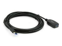 USB kabelis Equip USB-A - USB-A 5 m Juodas (133346)