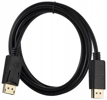 Ekrano prievadas DP DisplayPort kabelis 1 m