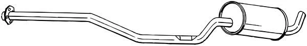 Vidurinis duslintuvas BOSAL 286-007