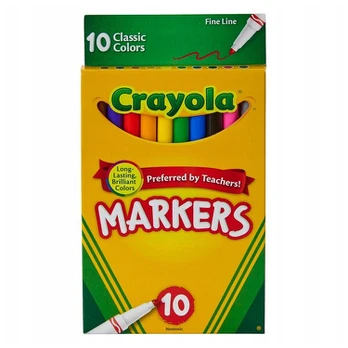 Crayola flomasteriai vaikams, 10 vnt.