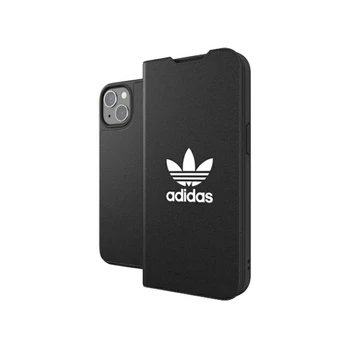 Dėklas Adidas OR Booklet BASIC iPhone 13 Baltas/juodas 47086