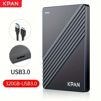 Išorinis kietasis diskas Nešiojamas kietasis diskas USB 3.0, Juoda