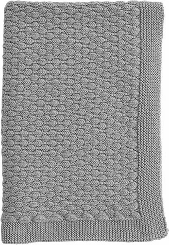 Ooh Noo - Bubbles Baby Blanket - Grey - 75x95 cm