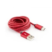 Sbox USB-- Type C M/M 1.5m USB-TYPEC-15R fruity red kaina