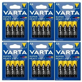 Elementai Varta Super Heavy Duty AA, 24 vnt