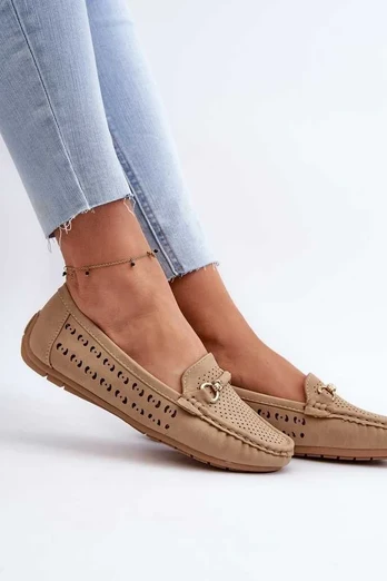 Mokasinai Step in style, rudi