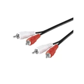 Sbox Technology Sbox 2XRCA->2XRCA M/M 1.5m RCA-101 kaina